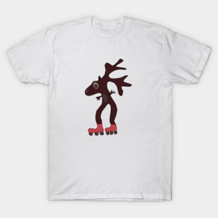 Deer on skates T-Shirt